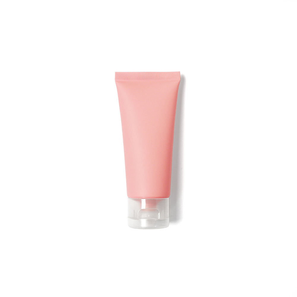 [In stock]60g/ml peach pink frosted hose matte cosmetic plastic bottle,hot sale