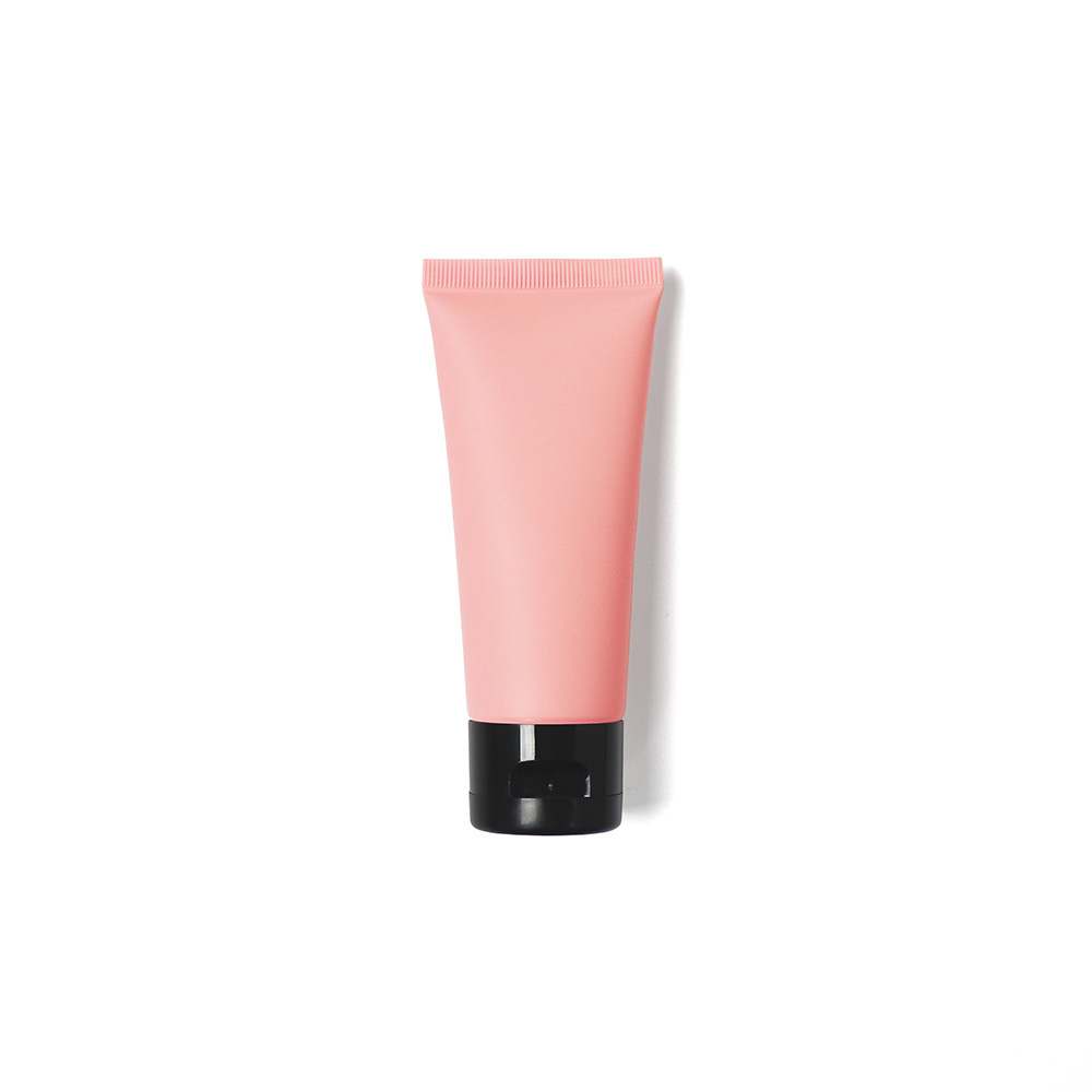 [In stock]60g/ml peach pink frosted hose matte cosmetic plastic bottle,hot sale