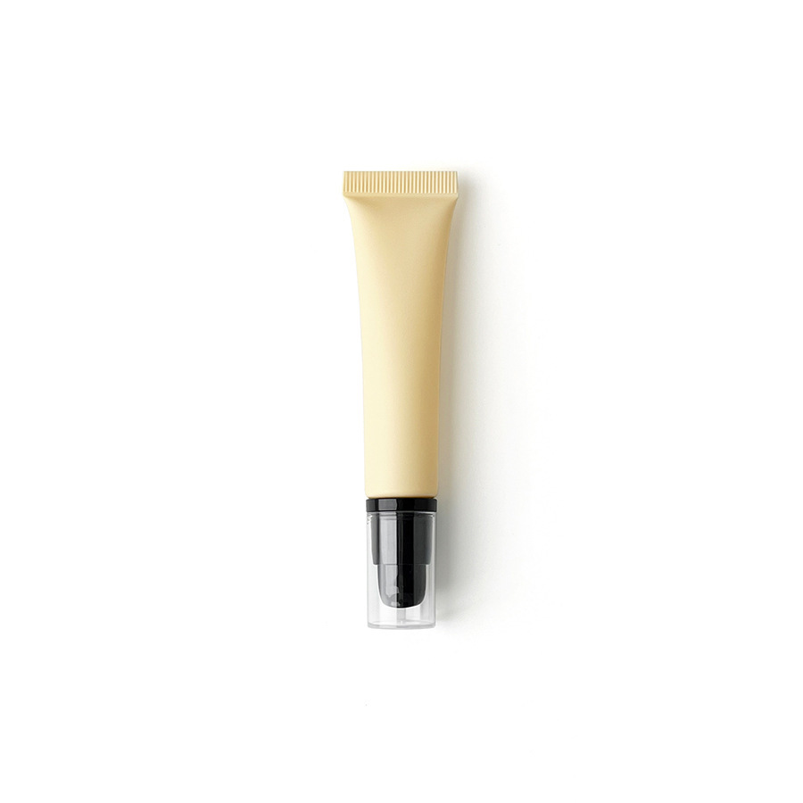[In stock]15ml/g light yellow frosted matte cosmetic plastic hose, hot sale,best recommendation