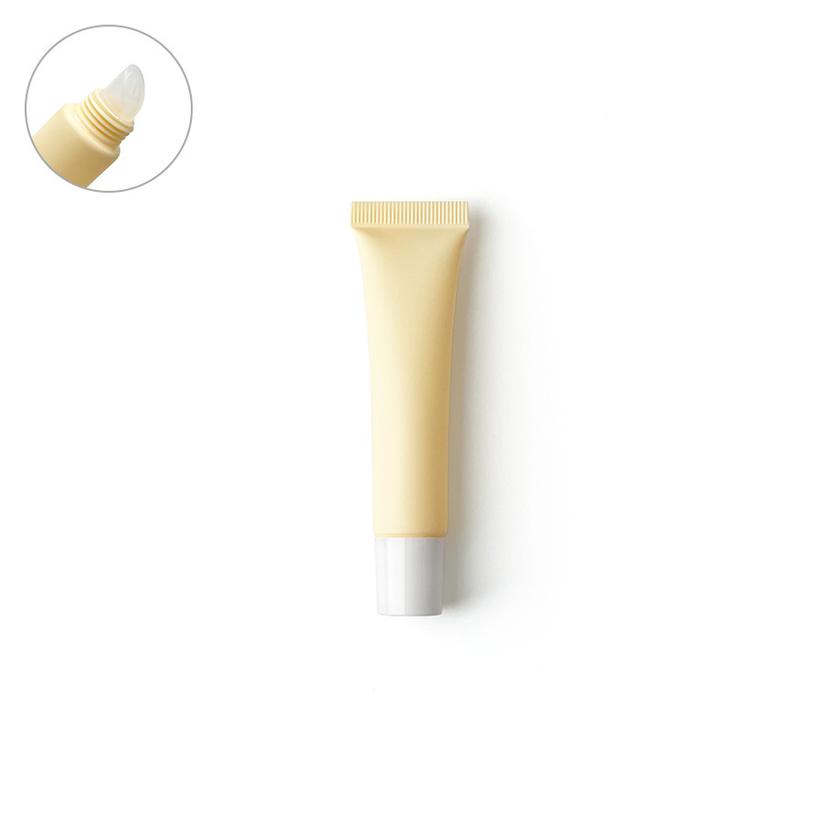 [In stock]15ml/g light yellow frosted matte cosmetic plastic hose, hot sale,best recommendation