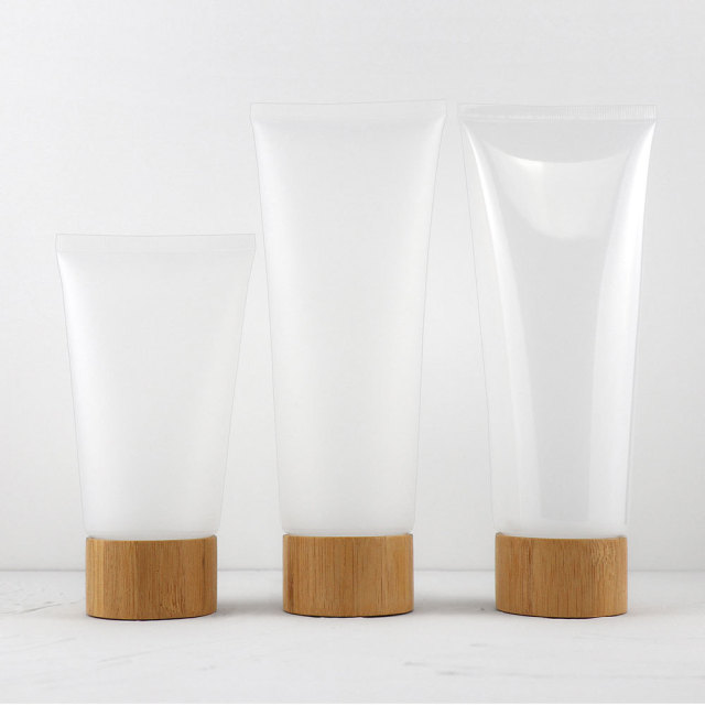 [In stock]150/180/200/300g/ml bamboo cover cosmetic hose，hot selling product