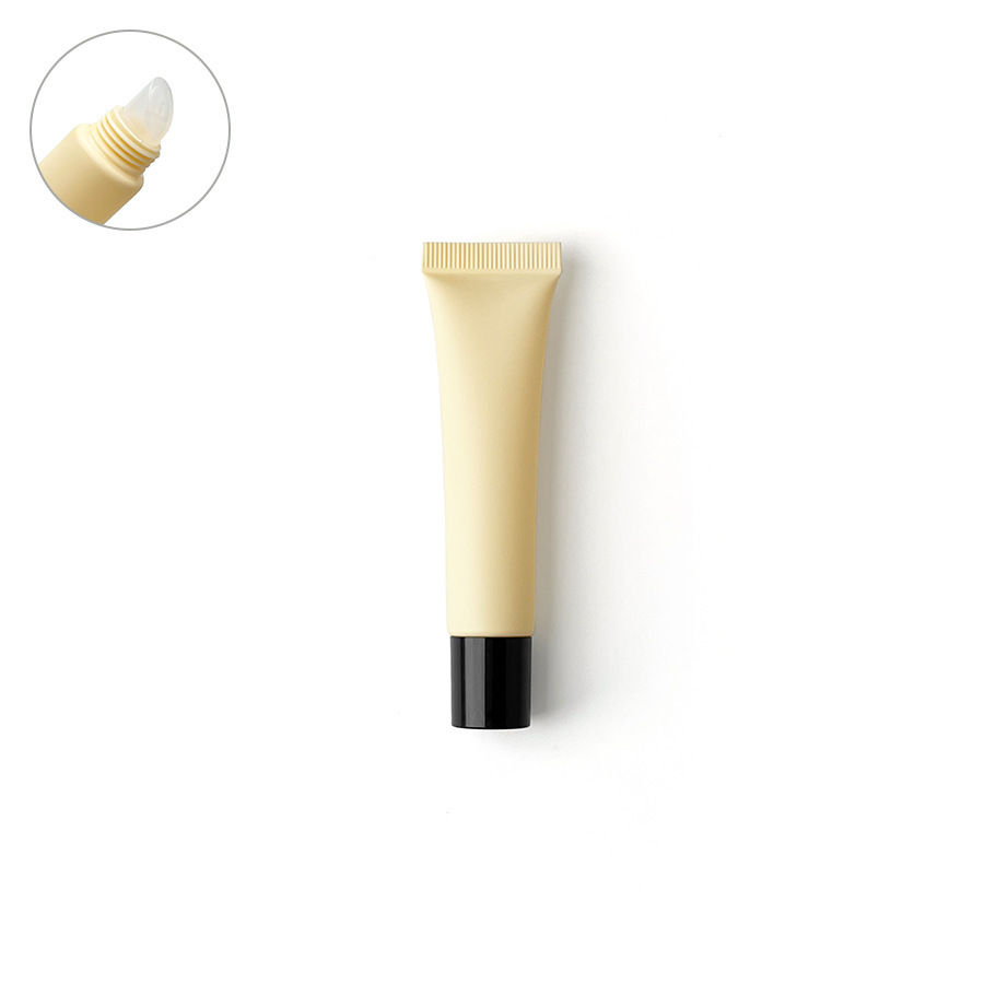 [In stock]15ml/g light yellow frosted matte cosmetic plastic hose, hot sale,best recommendation