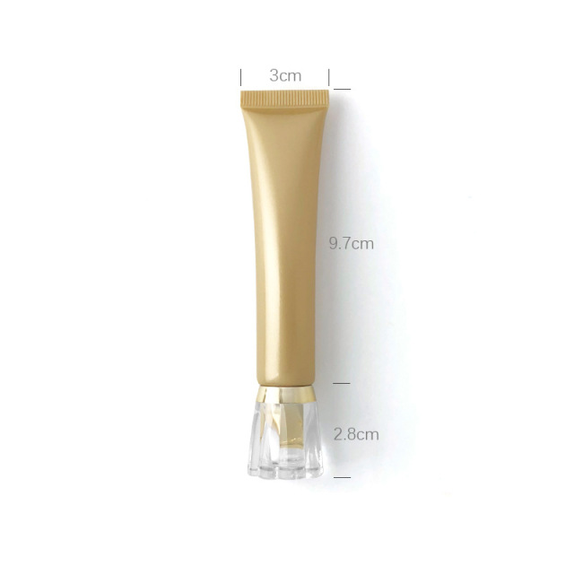 [In stock] 20g light pearl gold cosmetic tube eye cream ointment sample trial pack,best recommendation