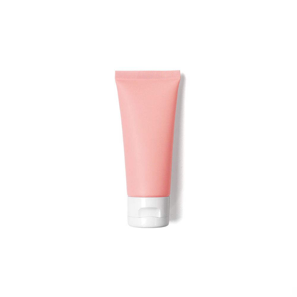 [In stock]60g/ml peach pink frosted hose matte cosmetic plastic bottle,hot sale