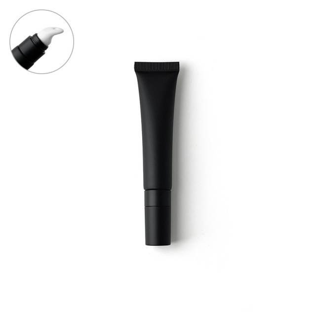 [In stock]15-20ml/g black frosted cosmetic plastic hose,hot selling product