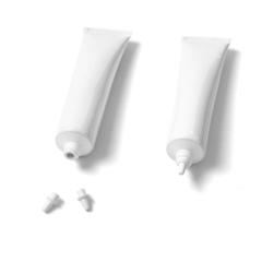 [In stock]40g/ml white aluminum plastic tube cosmetic hose squeeze bottle，hot selling product
