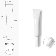 [In stock]40g/ml white aluminum plastic tube cosmetic hose squeeze bottle，hot selling product
