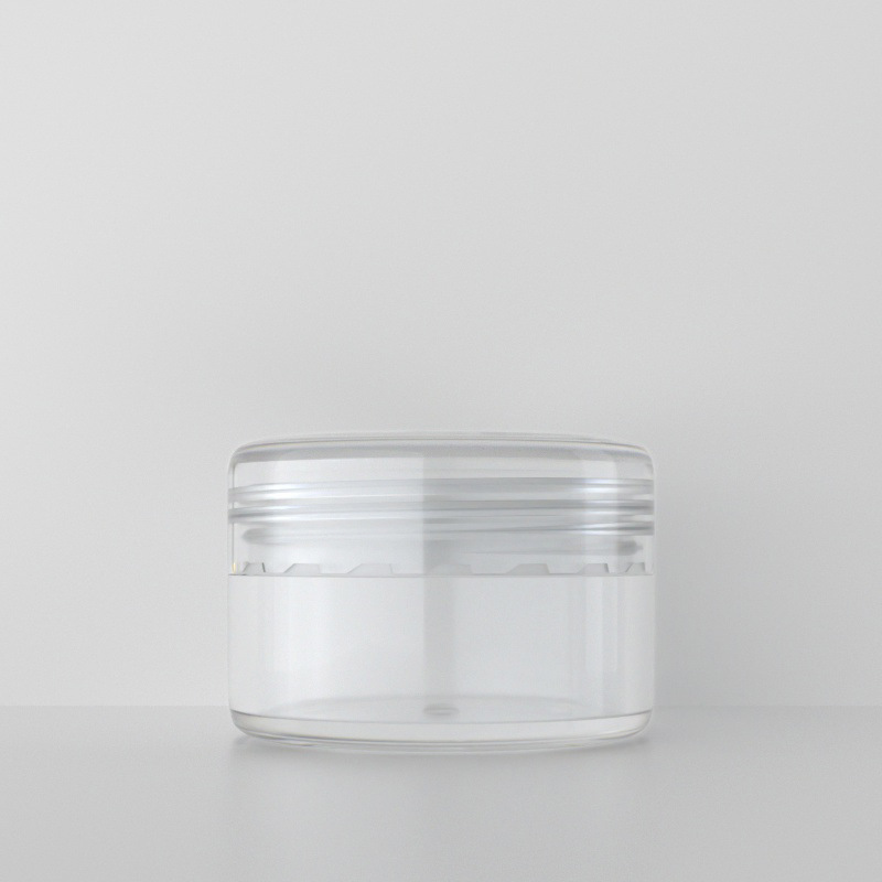 20g25g30g transparent rounded corner ps cream bottle, face cream packaging box, eye cream packaging bottle，hot selling product