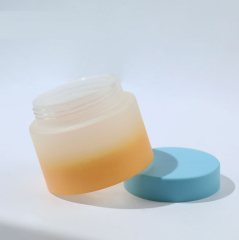 100g double layer gradient blue cover cream bottle, cream box, lotion foundation cream box，best recommendation