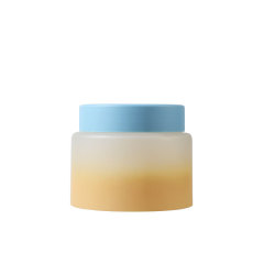 100g double layer gradient blue cover cream bottle, cream box, lotion foundation cream box，best recommendation