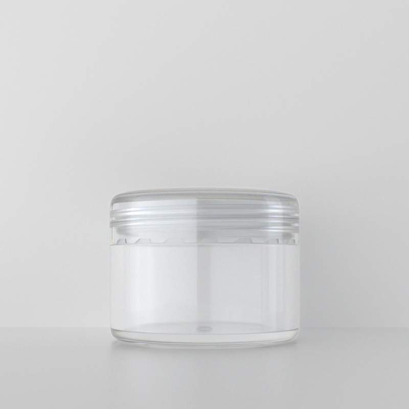 20g25g30g transparent rounded corner ps cream bottle, face cream packaging box, eye cream packaging bottle，hot selling product