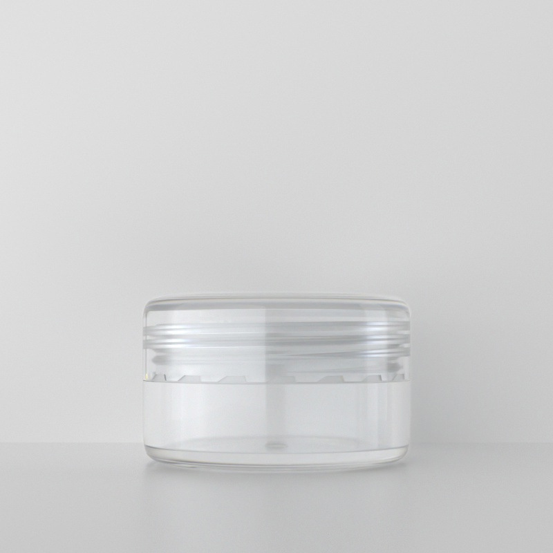 20g25g30g transparent rounded corner ps cream bottle, face cream packaging box, eye cream packaging bottle，hot selling product