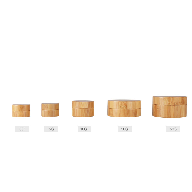 3g bamboo concave bottom cream bottle face cream bottle,best recommendation
