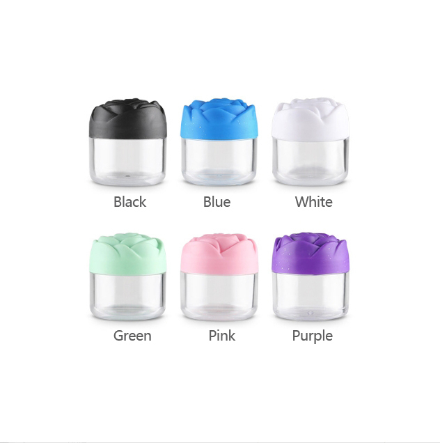 20g rose right angle cover cream bottle flower cover cream bottle face cream eye shadow，hot selling product