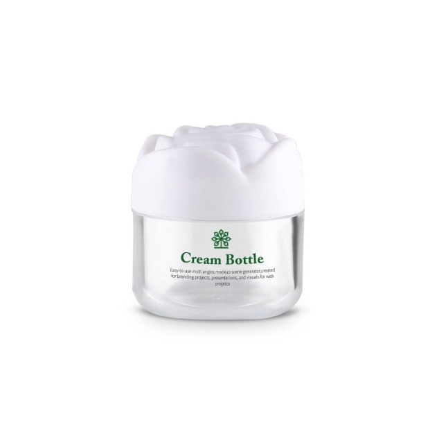 20g rose right angle cover cream bottle flower cover cream bottle face cream eye shadow，hot selling product