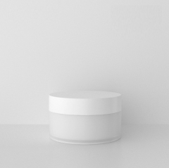 [In stock]100gPP double-layer frosted, face cream box, lotion foundation box, morning and night cream bottle，best recommendation