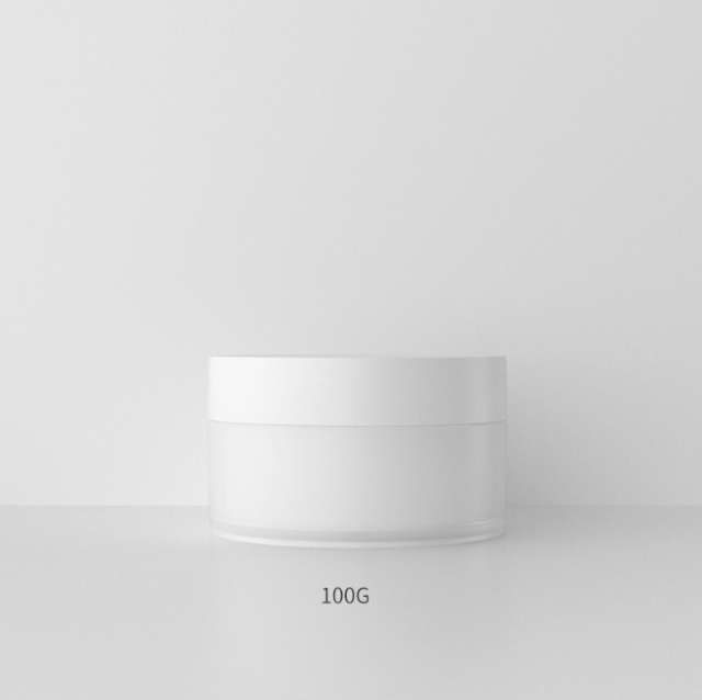 [In stock]100gPP double-layer frosted, face cream box, lotion foundation box, morning and night cream bottle，best recommendation