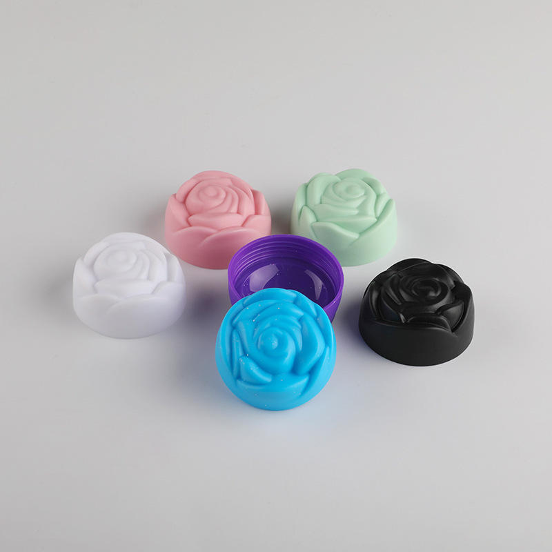20g rose right angle cover cream bottle flower cover cream bottle face cream eye shadow，hot selling product