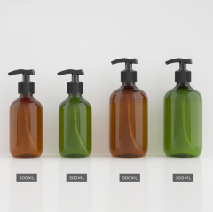 [In stock]500ml PET round shoulder lotion bottle, shampoo, shower gel bottle, hand soap bottle,the treasure of the shop