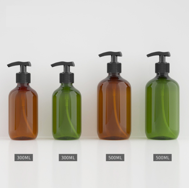 [In stock]500ml PET round shoulder lotion bottle, shampoo, shower gel bottle, hand soap bottle,the treasure of the shop