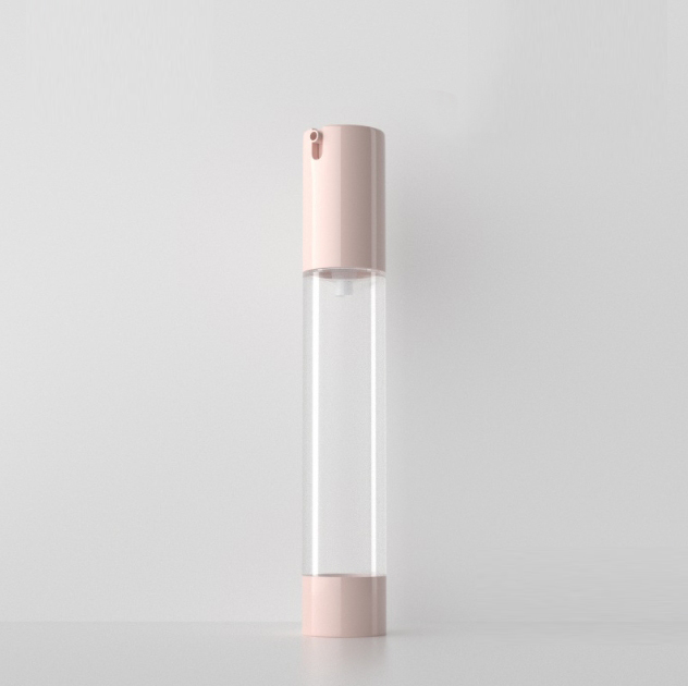 [In stock]30ml pink twist press vacuum lotion bottle, desktop vacuum bottle，hot selling product