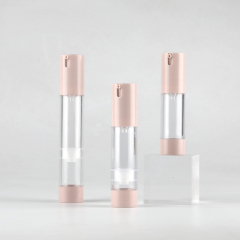 [In stock]30ml pink twist press vacuum lotion bottle, desktop vacuum bottle，hot selling product