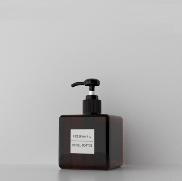 [In stock]250ml square lotion bottle, shampoo bottle, hand soap bottle, shower gel，the treasure of the shop