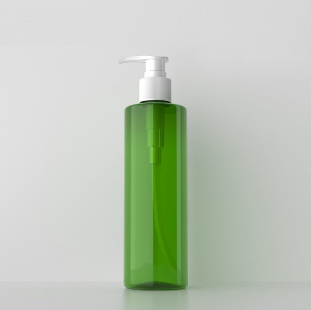[In stock]250ml PET flat shoulder lotion screw pump bottle, lotion bottle press bottle, PET plastic bottle，best recommendation