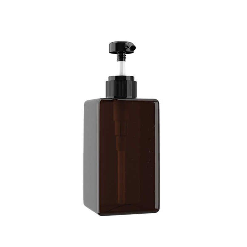 450ml square bottle lotion bottle hand sanitizer shampoo shower gel PETG facial cleanser plastic bottle，hot selling product