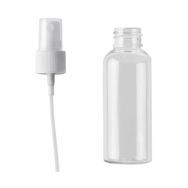 [In stock]50ml round shoulder disinfection spray bottle, pet plastic bottle，hot selling product