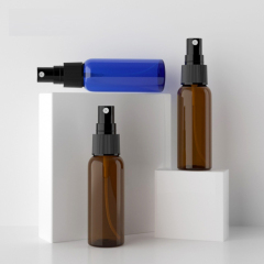 [In stock]50ml round shoulder full cover spray bottle, plastic refill PET bottle，best recommendation
