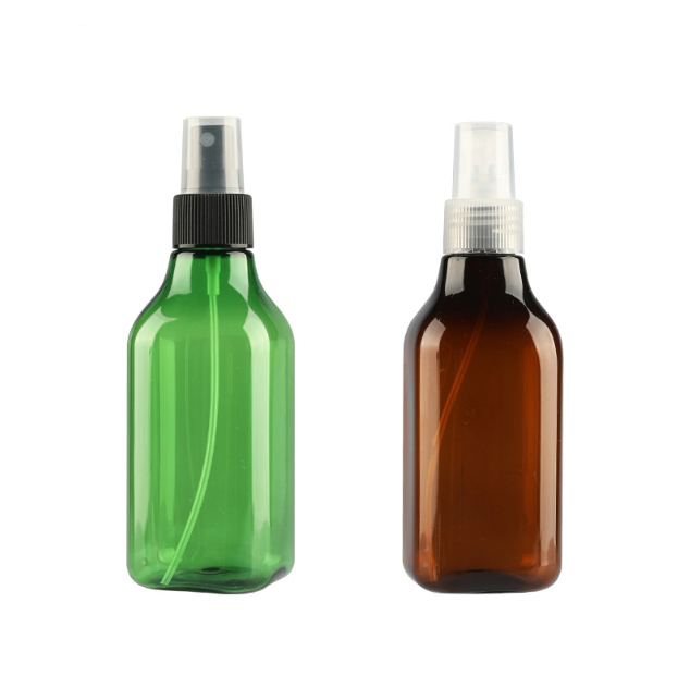 [In stock]200ml square long neck with perfume spray head, pet plastic spray bottle，best recommendation
