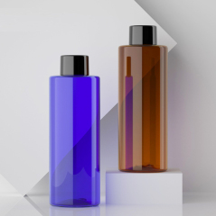 [In stock]500ml flat shoulder double layer cover lotion bottle, PET plastic bottle，hot selling product