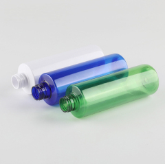 [In stock]250ml flat shoulder double cover bottle lotion bottle PET plastic bottle,the treasure of the shop