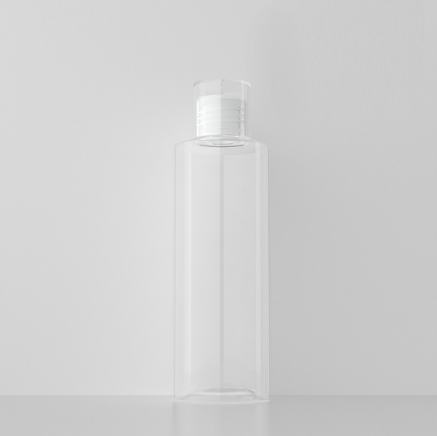 [In stock]100-500ML flat shoulder cover bottle, PET plastic bottle, flip cover inner plug cosmetics packaging bottle,hot selling product