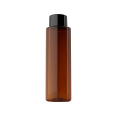 [In stock]250ml flat shoulder double cover bottle lotion bottle PET plastic bottle,the treasure of the shop