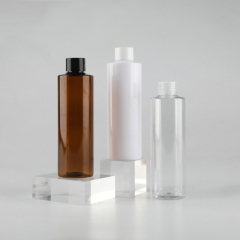 [In stock]250ml flat shoulder ordinary cover plastic bottle，the treasure of the shop