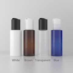 [In stock]20ml flat shoulder Qianqiu cover bottle, push cover bottle, PET plastic bottle, small capacity cosmetics dispensing bottle,hot selling product