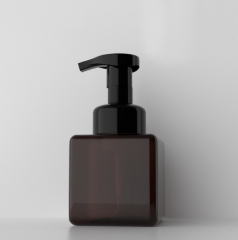 [In stock]250ml square bottle push type mousse foaming bottle,best recommendation
