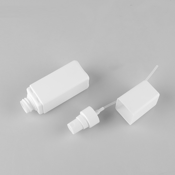 [In stock]60/75/90ml PE square fine mist spray bottle, square full cover spray bottle,best recommendation