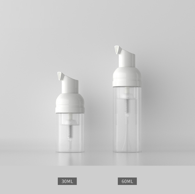 [In stock]30/60mlPETG mousse foaming bottle push foam bottle，hot selling product
