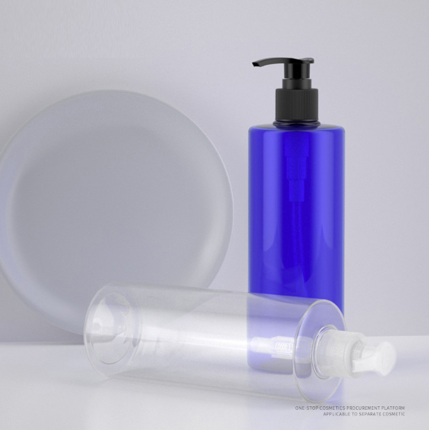[In stock]500ml flat shoulder spiral pump bottle press bottle，hot selling product