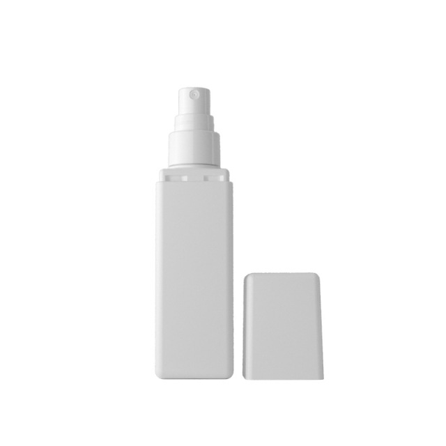 [In stock]60/75/90ml PE square fine mist spray bottle, square full cover spray bottle,best recommendation