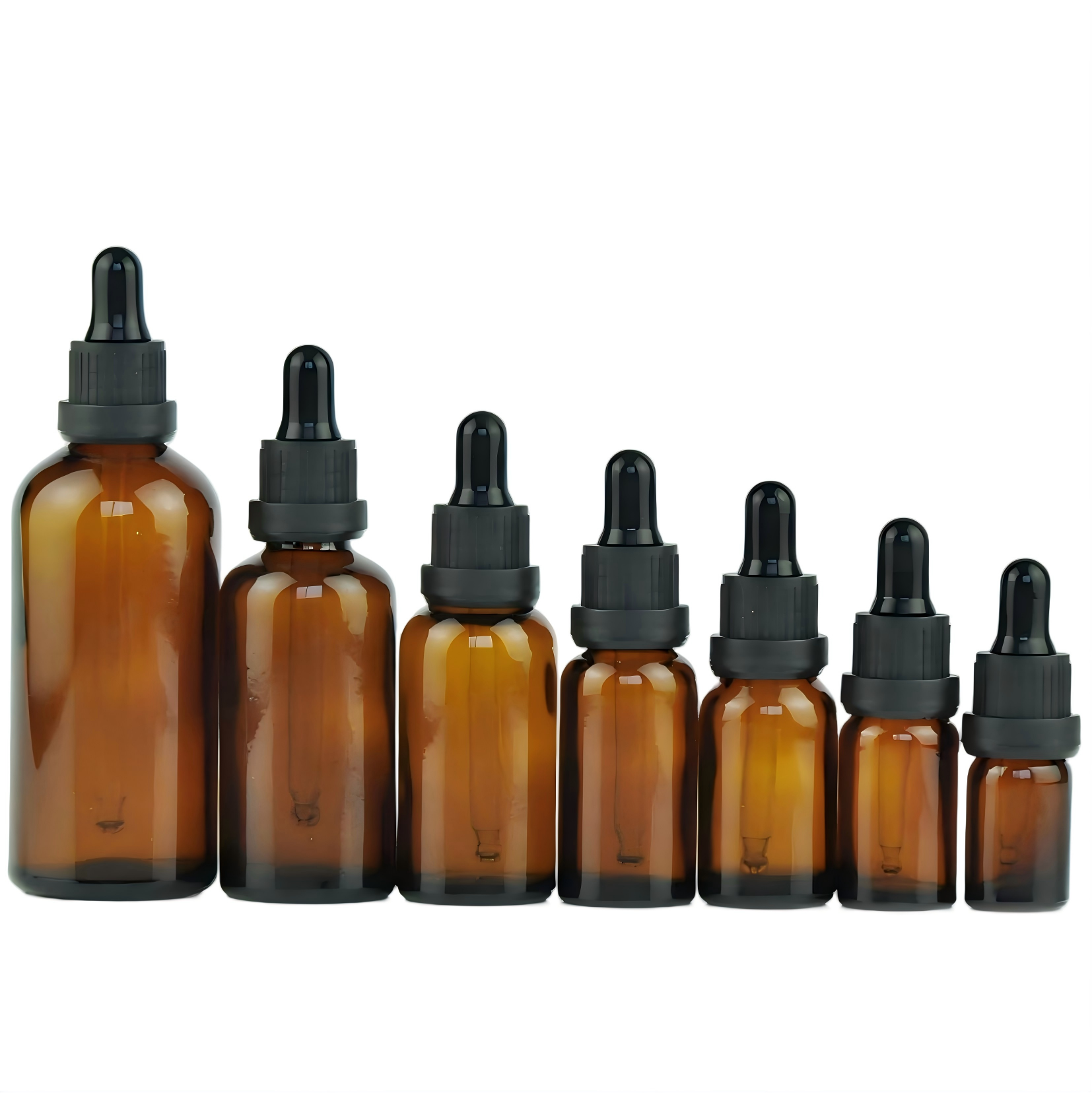 5ml 10ml 15ml 20ml 30ml 50ml 100ml Glass Dropper Bottle, Amber Blue Green Clear Empty Essential Oil Bottle, UV Protection Leakproof Bottle for Perfume, Cosmetics, Aromatherapy