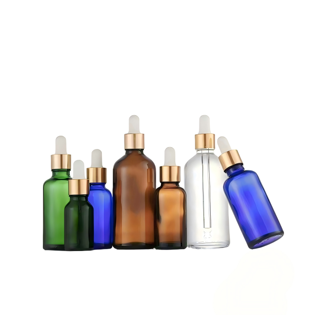 5ml 10ml 15ml 20ml 30ml 50ml 100ml Glass Dropper Bottle, Amber Blue Green Clear Empty Essential Oil Bottle, UV Protection Leakproof Bottle for Perfume, Cosmetics, Aromatherapy