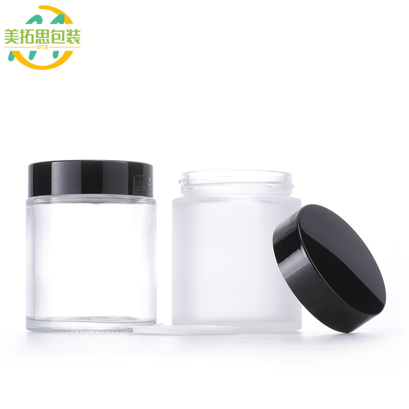 100g Cream Jar - Amber, Transparent, Green, Blue Face Cream Jar - Lotion Mask Container - Glass Refillable Bottle