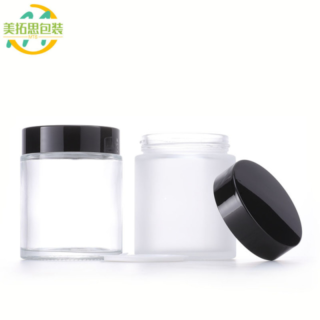 100g Cream Jar - Amber, Transparent, Green, Blue Face Cream Jar - Lotion Mask Container - Glass Refillable Bottle