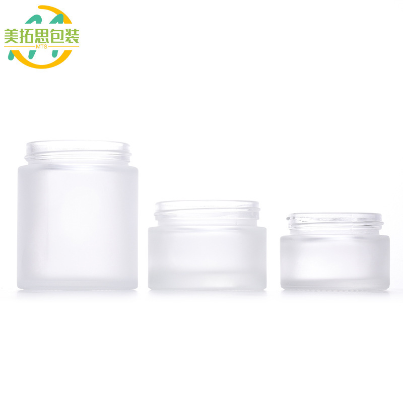 30g Wood Grain Lid Cream Bottle 15g Eye Cream Face Cream Bottle 5g10g50g100g Mask Jar Glass Refill Bottle