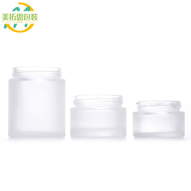 30g Wood Grain Lid Cream Bottle 15g Eye Cream Face Cream Bottle 5g10g50g100g Mask Jar Glass Refill Bottle