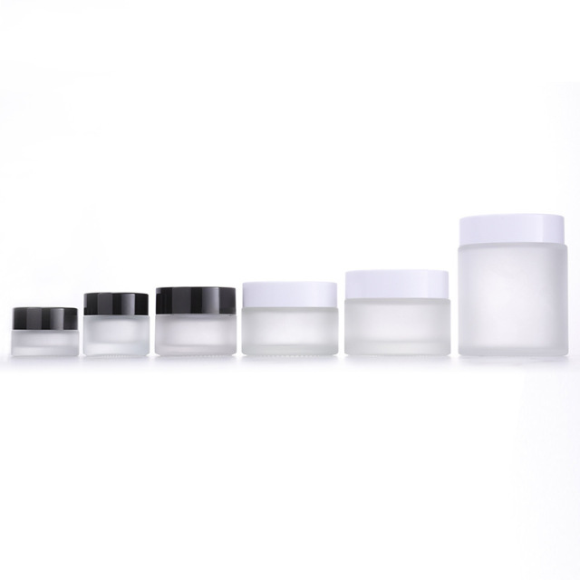 30g Cream Jar 15g Face Cream Jar 5g 10g 50g 100g Mask Pot Lotion Bottle Frosted Glass Travel Bottle